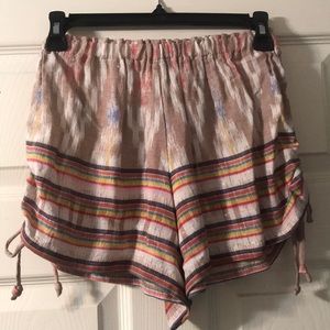Cleobella drawstring shorts size small